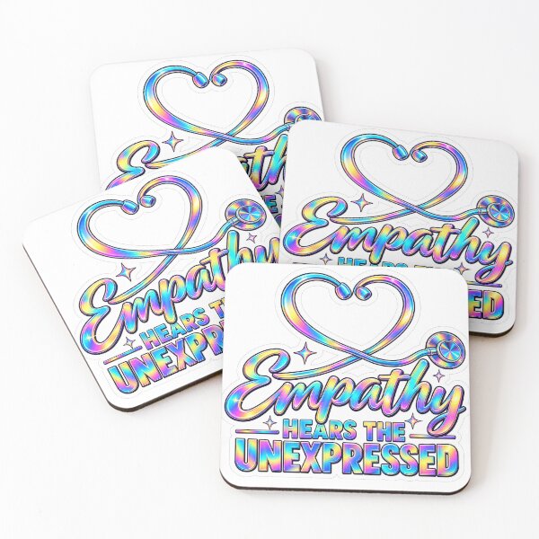 Item preview, Empathy Hears The Unexpressed | Holographic Stethoscope Heart Medical Sticker designed and sold by MotiveStuff.