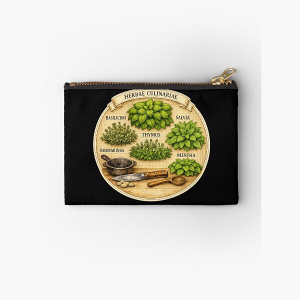 Item preview, Herbae Culinariae - Rosemary Basil Sage Herb Chart Art designed and sold by ArtoryWorks.