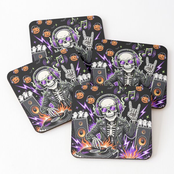 Item preview, DJ Bonecrusher — The Halloween Afterparty - Halloween  designed and sold by DibujandoPorfa.