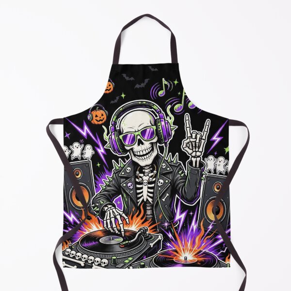 Item preview, DJ Bonecrusher — The Halloween Afterparty - Halloween designed and sold by DibujandoPorfa.
