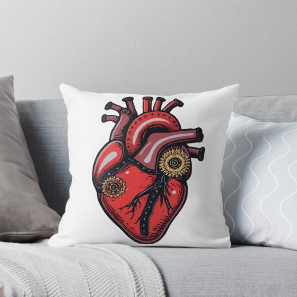 Item preview, Cyberpunk Mechanical Cardio Heart Sticker designed and sold by Stylestickers55.