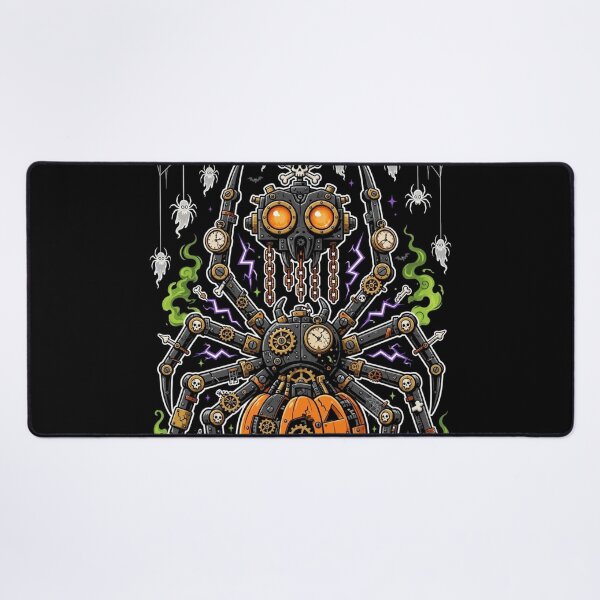 Item preview, The Clockwork Spider — Eight Legs of Doom - Halloween designed and sold by DibujandoPorfa.