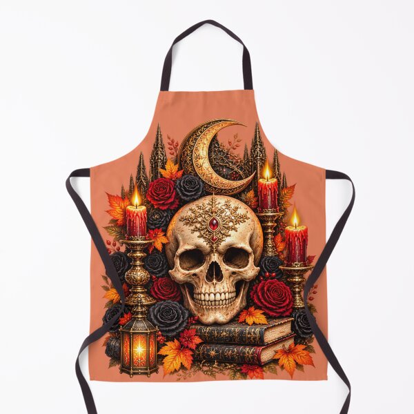 Item preview, Baroque Crescent Skull Shrine – Victorian Gothic Halloween designed and sold by Clothes With Smiling Animals Walt Gral.