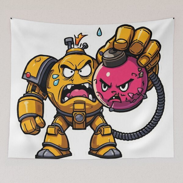 Item preview, Funny Blitzcrank Rocket Grab Fail Meme - Wholesome Support Robot Vector Art designed and sold by GGDesigns1.