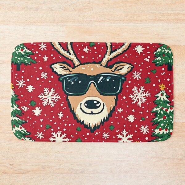 Item preview, Cool Reindeer Retro Winter Art designed and sold by AWADHESH  CHAURASIA.