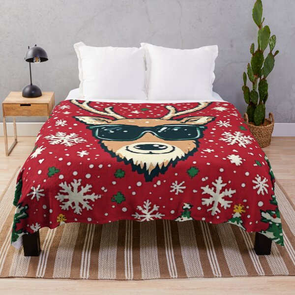 Item preview, Cool Reindeer Retro Winter Art designed and sold by AWADHESH CHAURASIA.