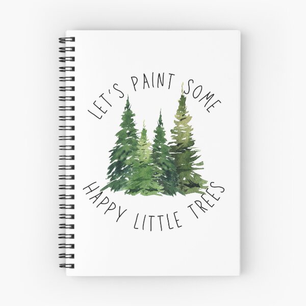 Item preview, Let's Paint Some Happy Little Trees designed and sold by The Artful Pearl.