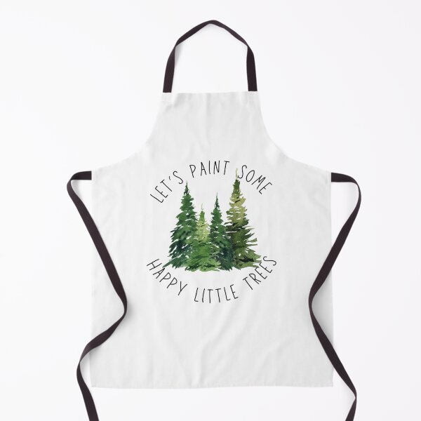 Item preview, Let's Paint Some Happy Little Trees designed and sold by The Artful Pearl.