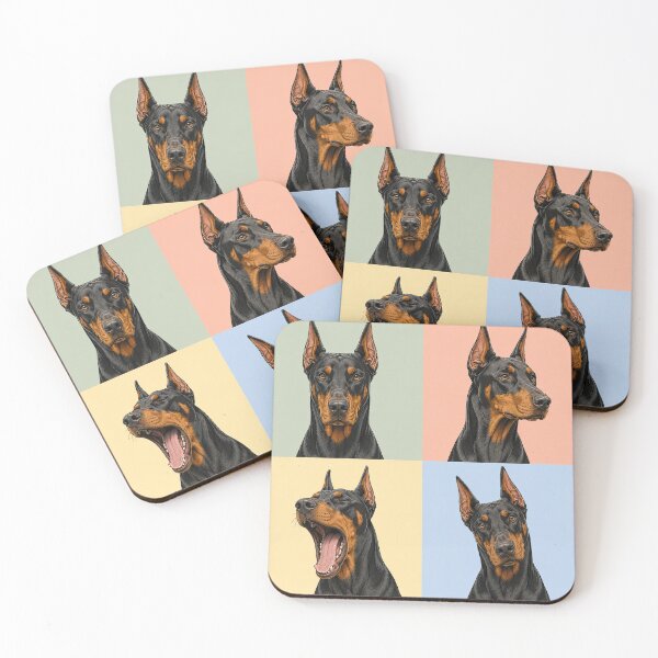 Item preview, Doberman Pinscher Expressions Portrait designed and sold by pixiedustpaint.