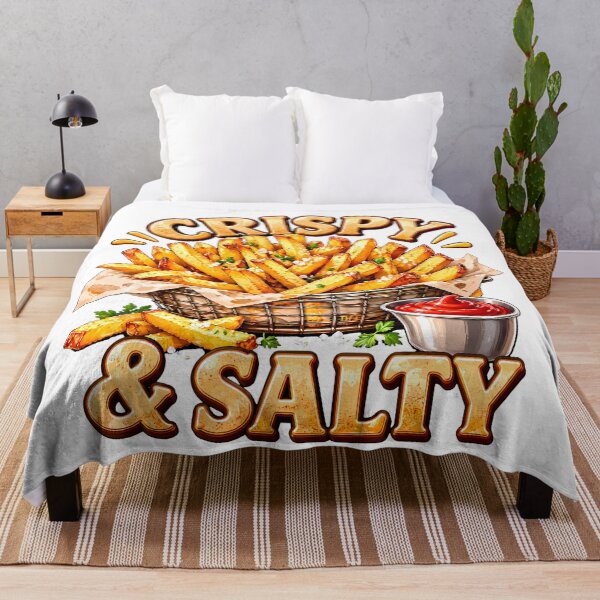 Aperçu de l'œuvre Frites croustillantes et salées pour les amateurs de fast-food créée et vendue par Afnan Store.