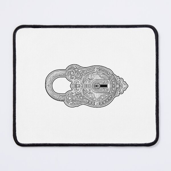 Item preview, Victorian Warded Lock Engraving - Vintage Locksport Art designed and sold by Node & Switch.