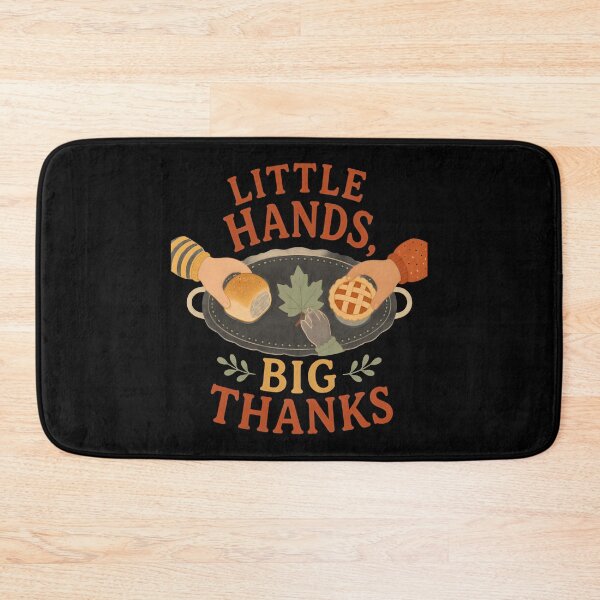 Item preview, Little Hands Big Thanks Cute Kids Autumn designed and sold by KristenosNehk.