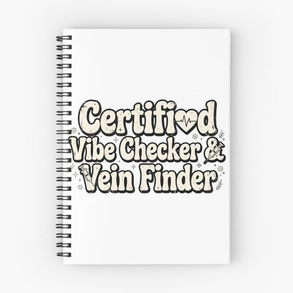 Item preview, Certified Vibe Checker & Vein Finder Funny Nurse Retro Design designed and sold by Tininai.