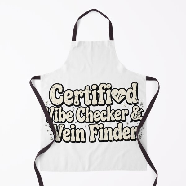 Item preview, Certified Vibe Checker & Vein Finder Funny Nurse Retro Design designed and sold by Tininai.