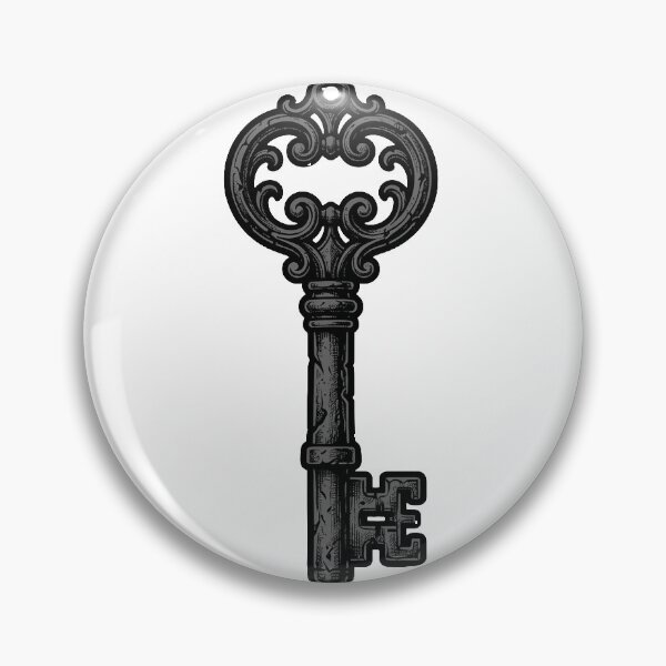 Item preview, Antique Jail Key Illustration - Gothic Locksport Poster designed and sold by Node & Switch.