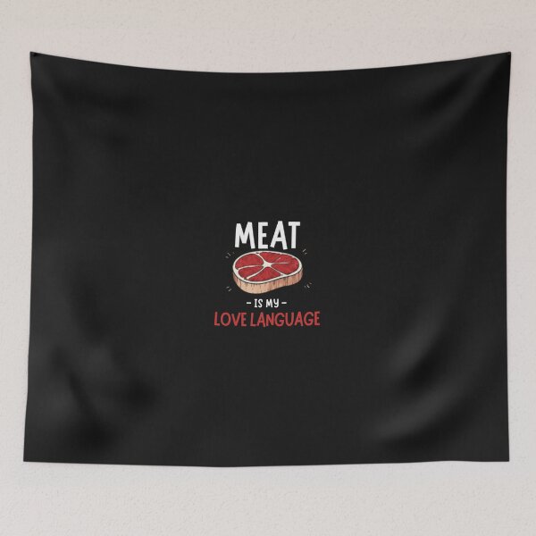 Item preview, Meat is my Love Language designed and sold by CarnivoreGifts.