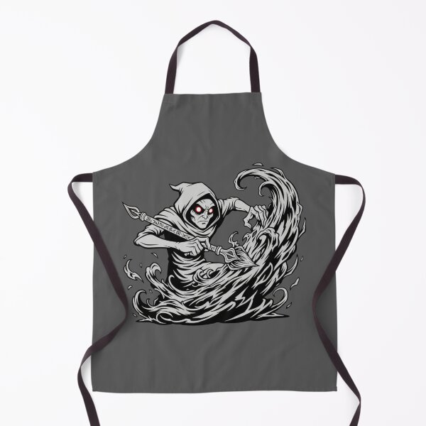 Item preview, Grim Reaper Line Art - Goth Reaper Ink Waves designed and sold by Jackson-Will.