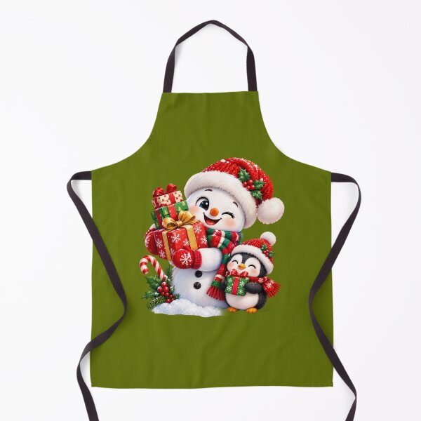 Item preview, Snowman and Penguin Christmas Sticker, Cute Winter Gifts Holiday Gift designed and sold by HoMya.