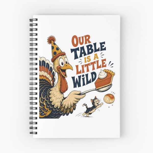 Item preview, Our Table Is A Little Wild Funny Party Turkey designed and sold by KristenosNehk.