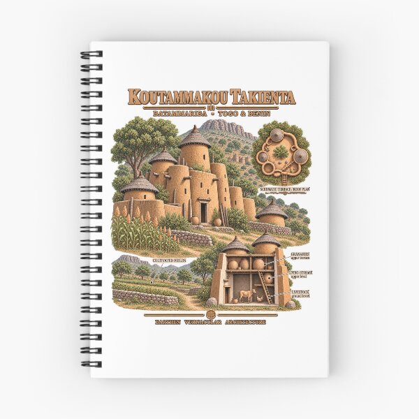 Item preview, Koutammakou Takienta — Batammariba Earthen Architecture designed and sold by Larkfound Studio.