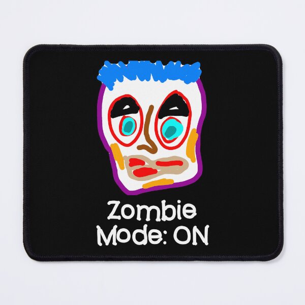 Item preview, Zombie Mode On Scribble Face Tired Humor designed and sold by matrixvip.