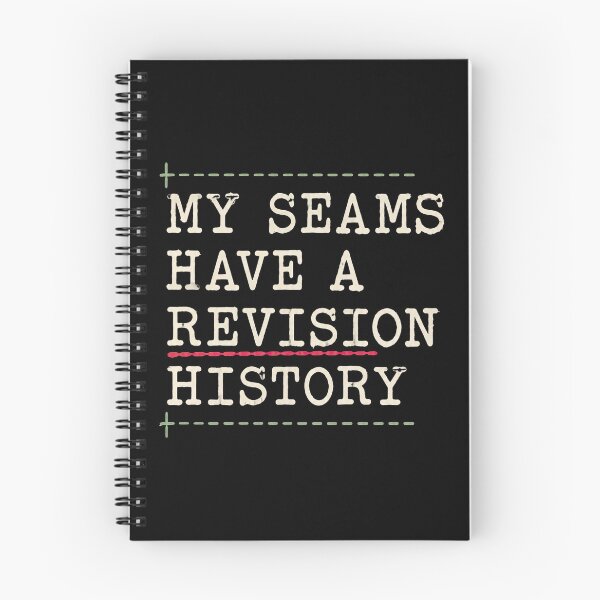 Item preview, Revision History Sewing Typography Humor designed and sold by Katalice Design.
