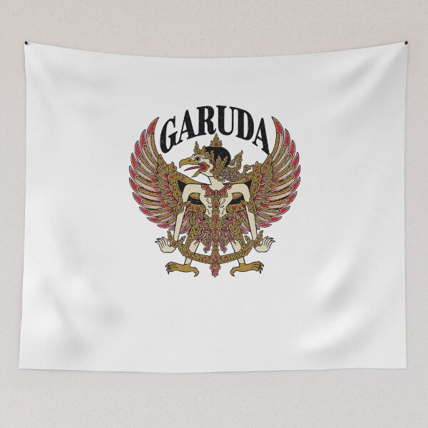 Item preview, Garuda - Traditional Indonesian Mythical Bird - Vintage Distressed Heritage Vector Art designed and sold by cannsuh.
