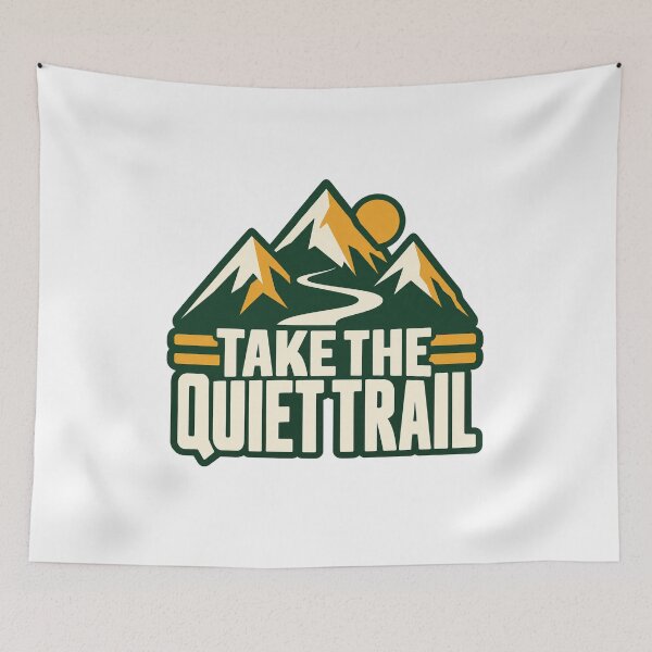 Item preview, take the quiet trail mountain hiking designed and sold by super-speedof.