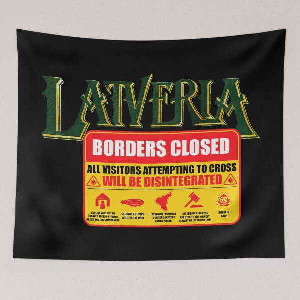 Item preview, Latveria - Border Control - Doctor Doom designed and sold by Presents For The Dead.