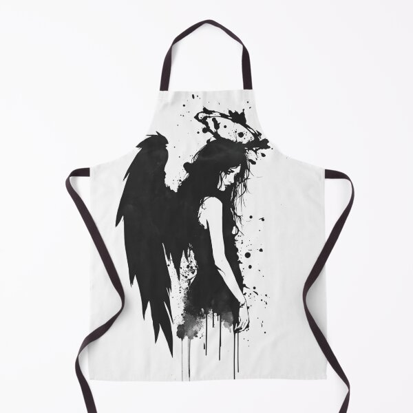 Item preview, Gothic Dark Angel Watercolour Graphic designed and sold by ERODED SELF.