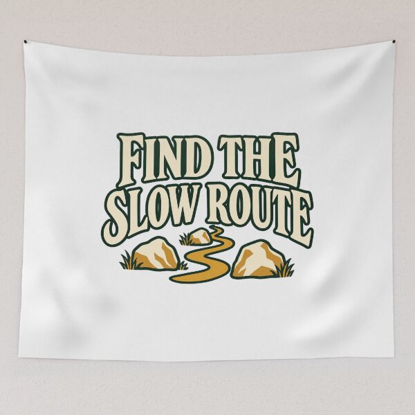 Item preview, find the slow route minimalist hiking designed and sold by super-speedof.
