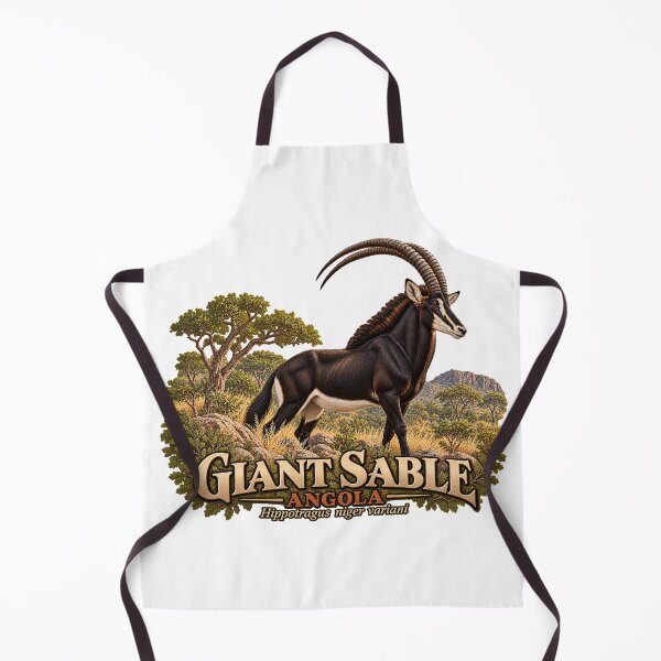 Item preview, Arte y patrimonio de la fauna silvestre del sable gigante de Angola. designed and sold by Larkfound Studio.