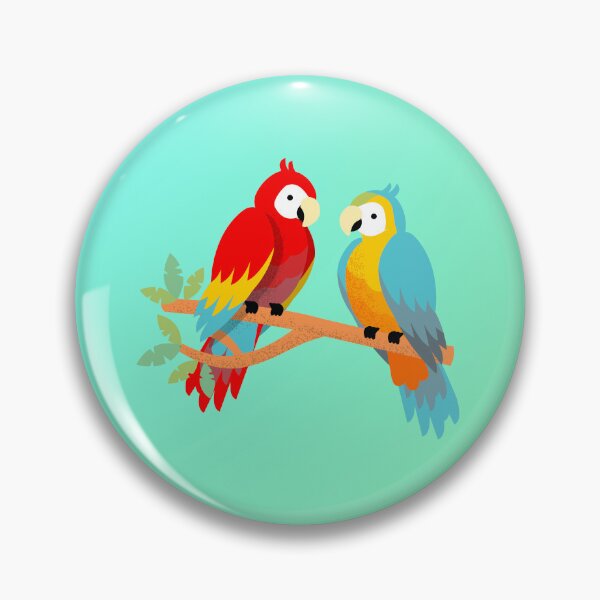 Item preview, Colorful Tropical Parrots Lovebirds designed and sold by Sofialaamarita1.