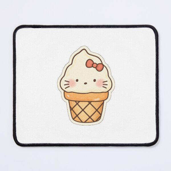 Item preview, Ice cream kitty designed and sold by Jadedoodle.