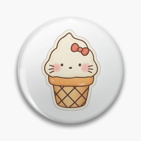 Item preview, Ice cream kitty  designed and sold by Jadedoodle.