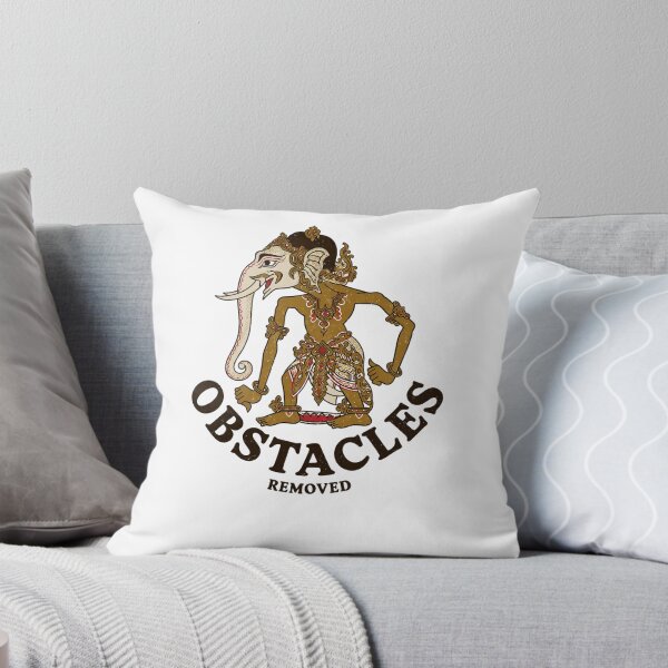 Item preview, Obstacles Removed - Traditional Javanese Wayang Ganesha - Vintage Distressed Indonesian Heritage Art designed and sold by cannsuh.
