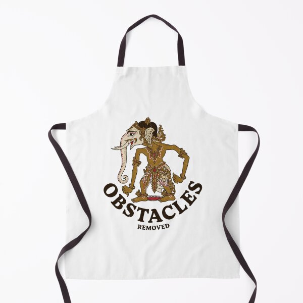 Item preview, Obstáculos eliminados - Wayang Ganesha tradicional javanés - Arte indonesio antiguo con aspecto envejecido designed and sold by cannsuh.