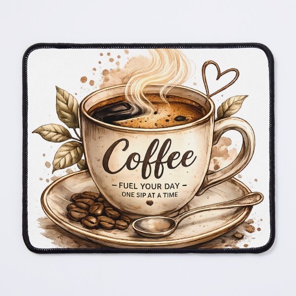 Item preview, Fuel your day with fresh coffee enjoy it with one sip at time designed and sold by Afnan Store.