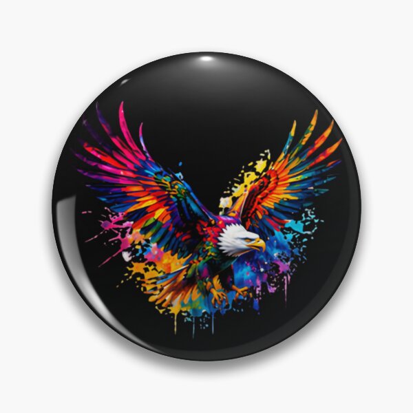 Item preview, EAGLE - WILD COLORS designed and sold by CarnivoreGifts.