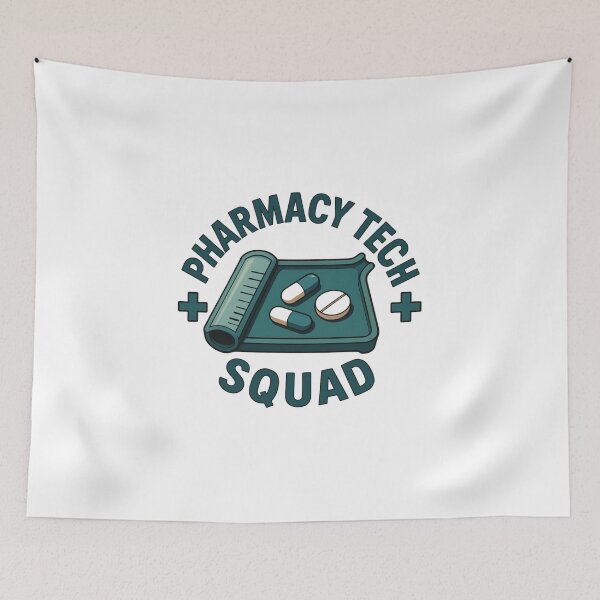 Item preview, Pharmacy Tech Squad Minimalist Pharmacy Technician designed and sold by Créative touche .