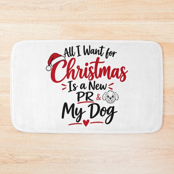 Item preview, All I Want for Christmas is a New PR and My Dog designed and sold by PawFitt.