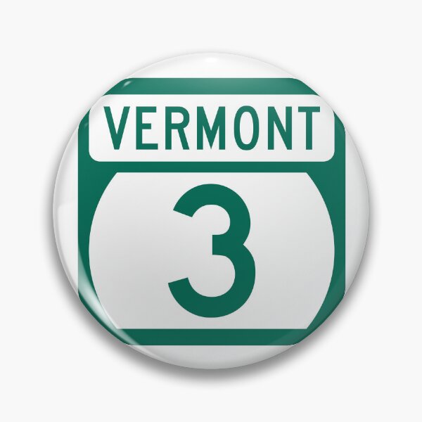 Item preview, Vermont Route 3 Highway Sign – Marble Valley Highway, Proctor & Rutland VT designed and sold by NewNomads.