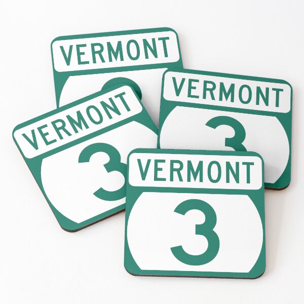Item preview, Vermont Route 3 Highway Sign – Marble Valley Highway, Proctor & Rutland VT designed and sold by NewNomads.