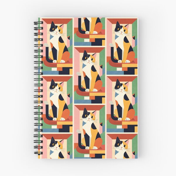 Item preview, Geometric Calico Cat Modern Art Style  designed and sold by Idealforme.
