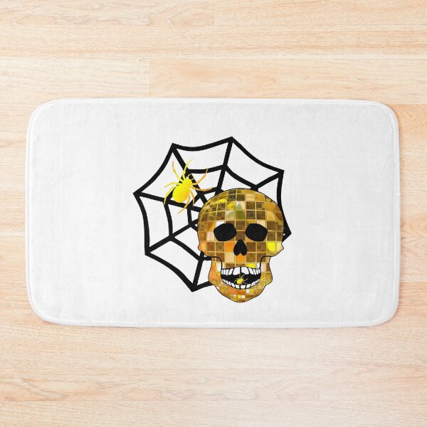 Item preview, Halloween Gold Mirror Ball Skull designed and sold by Sartoris Art.