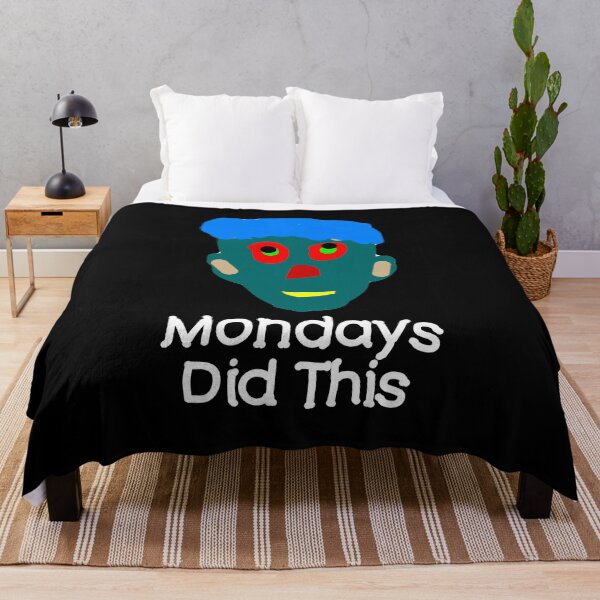 Item preview, Mondays Did This Green Face Scribble designed and sold by matrixvip.