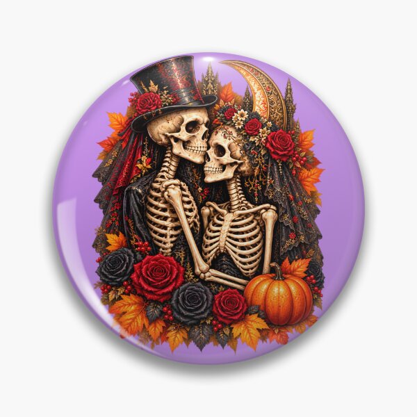 Item preview, Baroque Skeleton Wedding Portrait – Victorian Gothic Halloween designed and sold by Clothes With Smiling Animals Walt Gral.