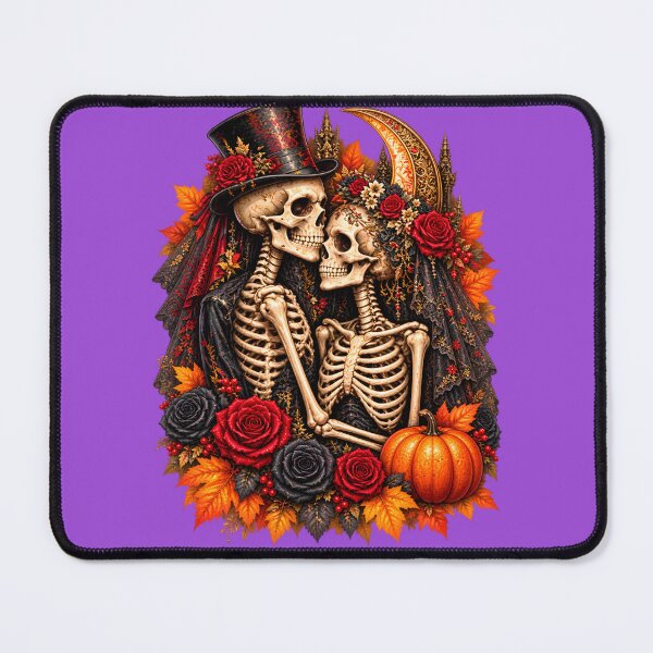 Item preview, Baroque Skeleton Wedding Portrait – Victorian Gothic Halloween designed and sold by Clothes With Smiling Animals Walt Gral.