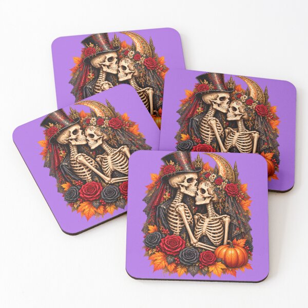 Item preview, Baroque Skeleton Wedding Portrait – Victorian Gothic Halloween designed and sold by Clothes With Smiling Animals Walt Gral.