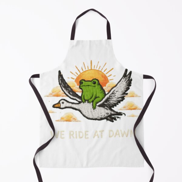 Item preview, We Ride at Dawn Frog on Goose designed and sold by jie lin.